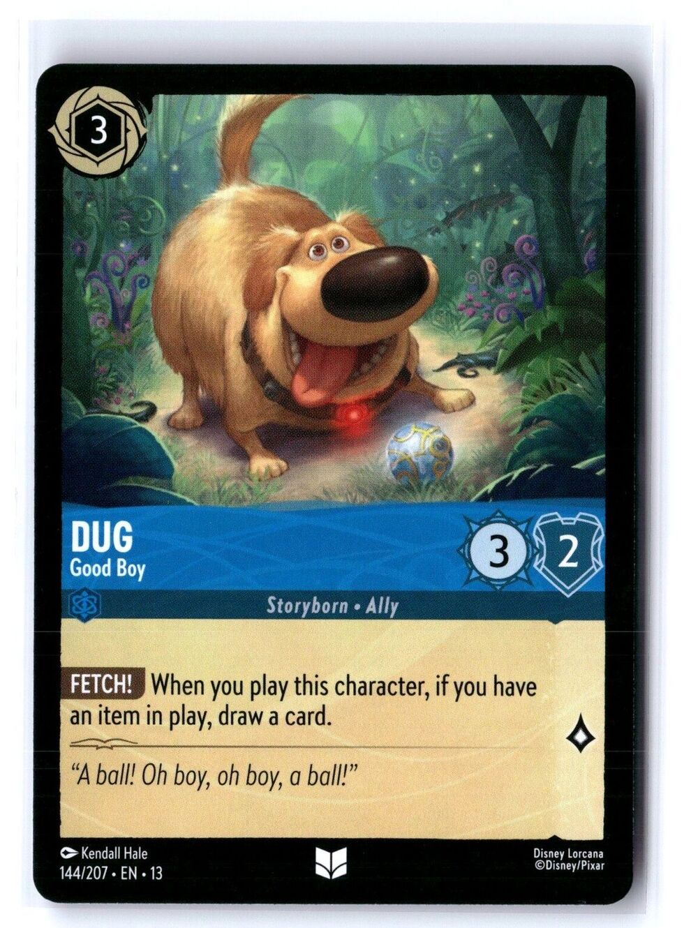 Dug - Good Boy Uncommon Attack of the Vine! 144/207 NM